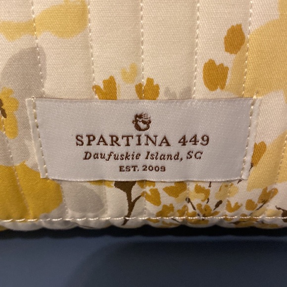 NWT - Spartina Quilted Cosmetic Bag - Picture 2 of 10